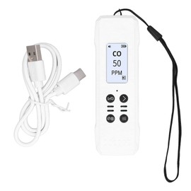 Air Quality Tester Pocket Size Multifuncional 0.96 Inch TFT Color Screen Portable CO Detector with Alert for Outdoor