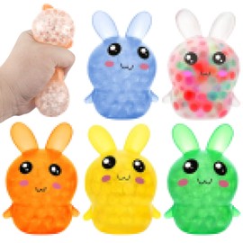 Anti-Stress Balls Easter, Children's Toy, EVA Foam Ball, Easter Bunny in the Shape of a Toy Ball, Tress Ball in Easter Eggs, Stress Relief Toy, Anti-Anxiety Toy, Easter Gifts for Children