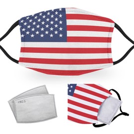 United States of America Flag - Adult Face Masks - 2 Filters Included