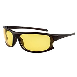 AUGEN Protective Safety Glasses, Lightweight Polarized Eye Protection Eyewear Sunglasses Goggles For Men And Women Unisex Construction Outdoor Laboratory And More (Yellow)