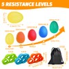 Kinfezlon Pack of 5 Hand Trainer Ball, 5 Levels Anti-Stress