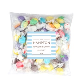 Salt Water Taffy Assorted Mix, 2 Pound Bulk Bag, 10 Assorted Flavors, Individually Wrapped Taffy Candy