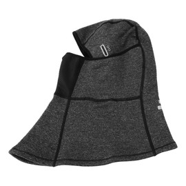 Hihaha Balaclava Face Mask with Scarf Long/Ski Sun Hood Masks for Motorcycle Cycling/Breathable/Deep Grey
