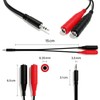ExcelValley - Stereo to Mono Splitter Cable - 3.5mm TRS