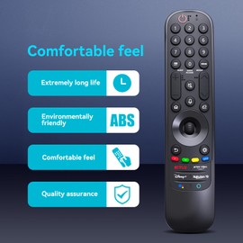 ZWP AN-MR21GA AN-MR21GC Magic Voice Remote Control Replacement fit for LG Smart TV,Compatible with LG 2021/2022 UHD OLED QNED NanoCell 4K 8K Smart TV with Pointer and Voice Function