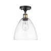 Innovations 516-1C-BAB-GBD-92 One Light Semi-Flush Mount from Ballston Collection