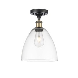 Innovations 516-1C-BAB-GBD-92 One Light Semi-Flush Mount from Ballston Collection