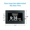 ybest 7 Inch Extra Large Day Date Time Digital Day