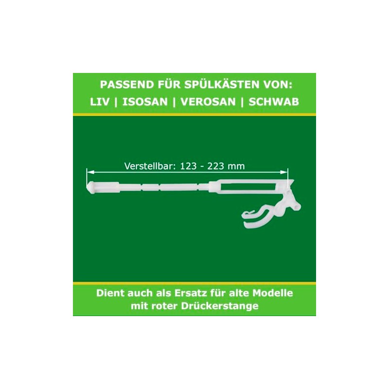 LIV Replacement Parts Set: Lever Bar, Separator Bar and Angle