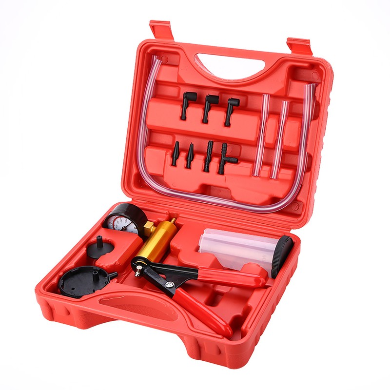 Brake Bleeder Vacuum Pump Vacuum Tester Brake Bleeding Tool Kit