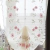 Voile Net Curtains, Transparent Kitchen Curtain, Jacquard Short Curtain with