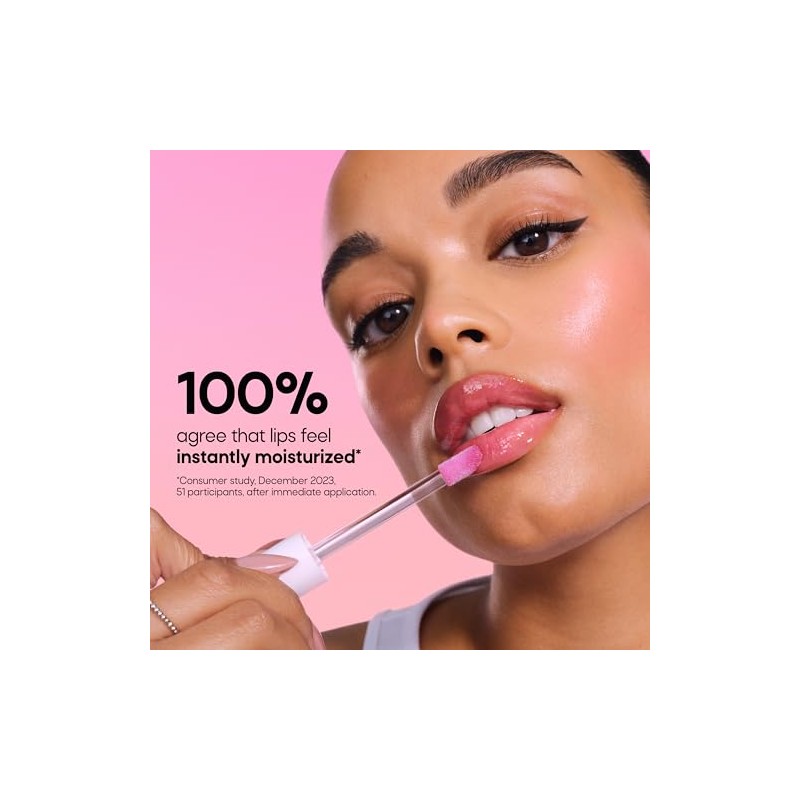 Lip Gloss Almay Gleam Big tono Positively Pink