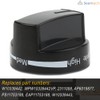 W10339442 Whirlpool Stove Knobs Cooktop Surface Burner Control Knobs Black