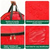 2 Pack 30" Wreath Storage Bags, Heavy Duty Christmas Wreath