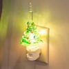 Roman 33676-7" Christmas Tree Bubble Light Night Light