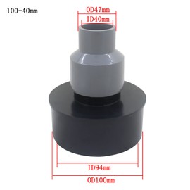 Extraction pipe reducer extraction system extraction machine connection adapter extraction reduction chip extraction