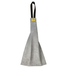 EQ K9 Leather Bite Rag for Dog Training, Drive Building, Tug of War, Agility & Protection with One Handle, 100% Genuine Buffalo Leather, 50 cm