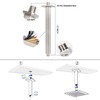 NearMoon Rain Shower Head With Shower Arm, Ceiling Mount Square
