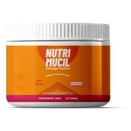 Nutrimucil Plantago Psyllium Sabor Naranja Sin Azucar 200g