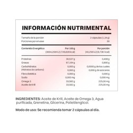 SMART MEGA Neo krill 60 Cápsulas + Aceite de Omega + Aceite de Krill Anahuac