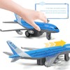 QIYUMOKE 1/400 A380 Airplane Toy with Pull Back Function for