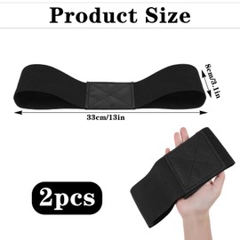JIYIN 2 Stück Golfschwung Trainer Hilfe, Golf Swing Band Swing Trainer Handgelenk Golf Armbewegung Korrekter Gürtel Arm Corrector Golfschwung für Golfer Anfänger