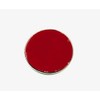 STINGER Vintage K Emblem Badge RED/BLACK-CHROME Front/Rear Round Solid Metal