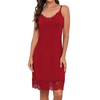 H HIAMIGOS Full Slip for Women Under Dress Lace V