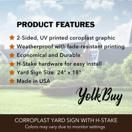 We Stand with Ukraine Yard Sign with H-Stake, Support for Ukraine Lawn Sign, No War Ukraine Sign, Solidarity with Ukraine Garden Sign