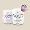 COCO by Stone 11oz Candle, Coconut Apricot Wax Candle for