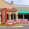 Parking Feather Flag Pole Kit Include 7 ft Banner Flag