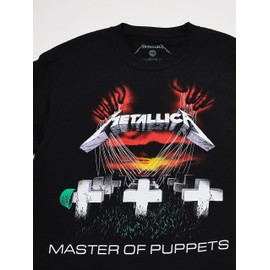 Metallica Men's Master of Puppets T-Shirt, Black, X-Large