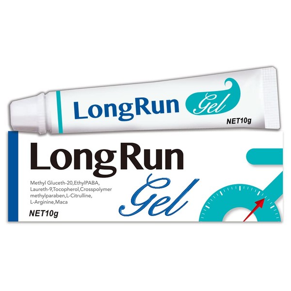 Long Run Massage Gel, 1 Piece, Approx. 10 Times, Time Control, For Men, Made in Japan