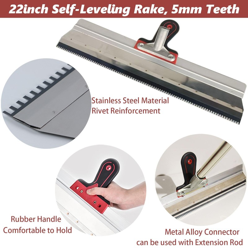 Self Leveling Tools Kit Spiked Roller 20 in 9 inch