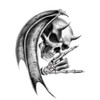 Devil Death Skull Motorcycle Helmet Vehicle Car Truck Window Decal Sticker