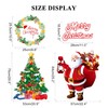 Svanco Xmas Window Stickers Large Chrismas Windows Decals Window Decorations