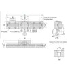 30 x 50mm Sliding Stage Linear Translation Manual Fine Tuning