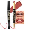 Kaely 2-in-1 Rose Gold Metallic Lip Liner & Lipstick Set