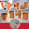 Spares2go 110mm to 56mm (50mm) Solvent Weld Soil System Waste