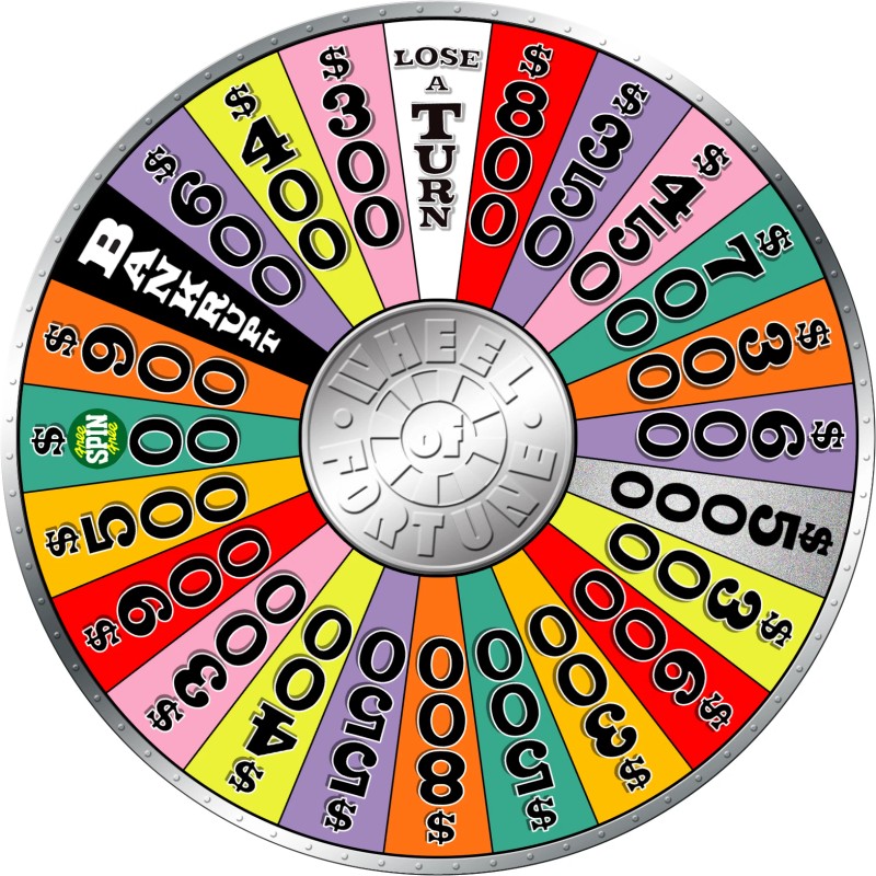 Plastic Waffles Set of 2 Wheel Of Fortune #3 Game