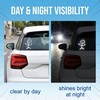 TEOZBLU Set of 4 Car Stickers, Middle Finger Funny Sticker
