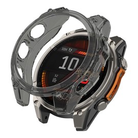 KeeFos Protective Case Compatible with Garmin Fenix 8 51mm, TPU Case [Shockproof] Protective Cover for Garmin Fenix 8 51mm (Black)