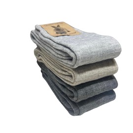 DREAM SOCKS Warm Long Angora Wool Socks for Men and Women, Winter Socks for the Cold, (Pack of 3 or 6 Pack), 4 pairs of bright colours