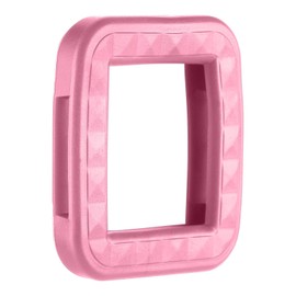 van den Heuvel 10 plastic key rings in pink, key cap for standard square keys, key identification rings for key organisation, made in Germany