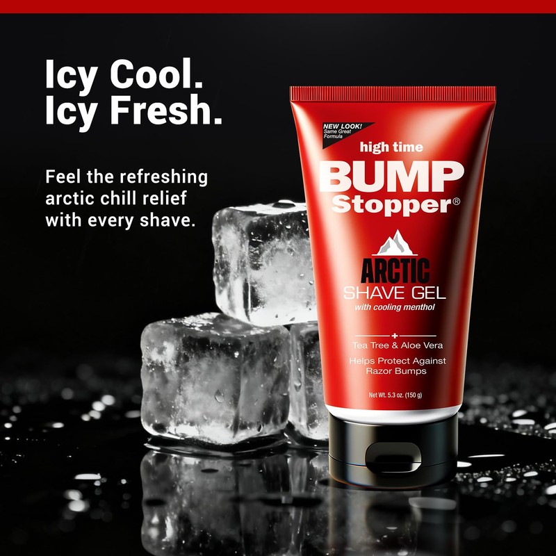 High Time Bump Stopper Shave Gel Arctic Haze 5.3 Ounce