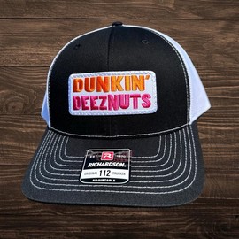 Dunkin’ Deez Hat - multiple hat styles to choose from! - Color: Richardson 112 - Blk/ Wh