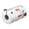 sourcing map Shaft Coupling 16mm to 16mm Bore L66xD40 Flexible