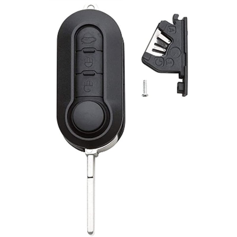 OGGIPRO 3 Button Key Shell Compatible with Fiat Grande Punto