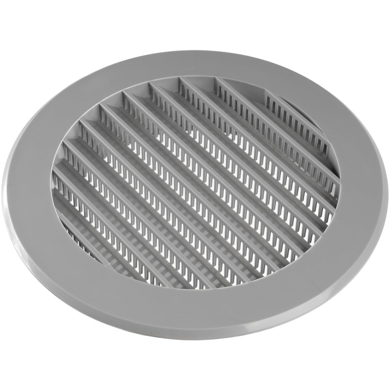Vent Systems 4'' Inch Gray Soffit Vent Cover - Round