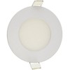 Sanelec 1131 Panel Circular para empotrar, 3W, Luz Fría